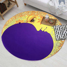 Load image into Gallery viewer, PPR001，Printing circle area rug, kids rug, free shipping
