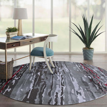 Load image into Gallery viewer, WR002，Hand tufted New zealand wool circle rug,free shipping
